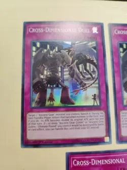 3x Yugioh! Cross-Dimensional Duel LED2-EN033 Super Rare 1st Ed VLP - Image 2