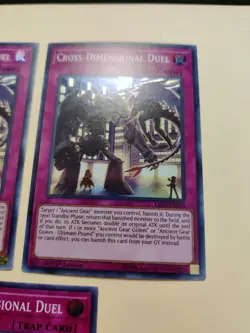 3x Yugioh! Cross-Dimensional Duel LED2-EN033 Super Rare 1st Ed VLP - Image 3