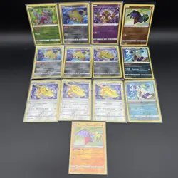 Pokemon TCG Lot Of 13 Radiant Rare Card Jirachi Steelix Alakazam Hawlucha Sneasl - Image 1