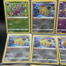 Pokemon TCG Lot Of 13 Radiant Rare Card Jirachi Steelix Alakazam Hawlucha Sneasl - Image 2