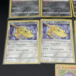 Pokemon TCG Lot Of 13 Radiant Rare Card Jirachi Steelix Alakazam Hawlucha Sneasl - Image 5