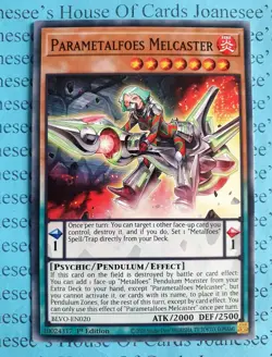 Parametalfoes Melcaster BLVO-EN020 Common Yu-Gi-Oh Card 1st Edition New - Image 1
