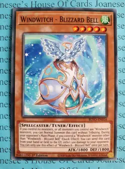 Windwitch - Blizzard Bell BLVO-EN016 Common Yu-Gi-Oh Card 1st Edition New - Image 1
