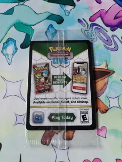 Pokemon TCG Prismatic Evolutions Vaporeon EX Stamped Promo Card 023/131 Sealed - Image 2