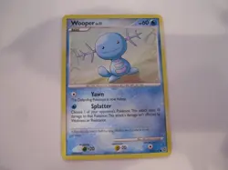 Pokemon Secret Wonders Common Card - Wooper 118/132 T - Image 1