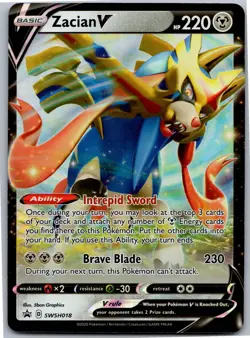 Zacian V - SWSH: Sword & Shield Promo Cards SWSH018 - Promo - NM Pokemon TCG - Image 1