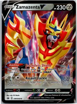 Zamazenta V - SWSH: Sword & Shield Promo Cards SWSH019 - Promo - NM Pokemon TCG - Image 1