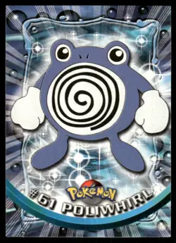 Pokemon Cards Poliwhirl #61 Topps Trading Cards Series 1 NM *2 - Image 1