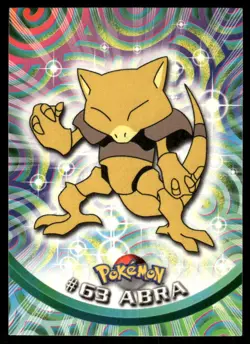 Pokemon Cards Abra #63 Topps Trading Cards Series 1 NM *3 - Image 1