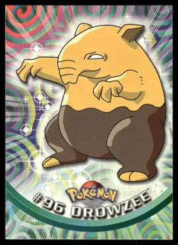 Pokemon Cards Drowzee #96 Topps Trading Cards Series 2 NM *3 - Image 1