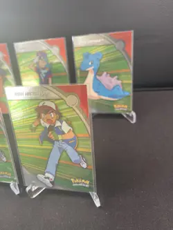 Pokemon Topps Series TV Animation Heroes & Villains Holo Foil Lot 5 Cards all NM - Image 2