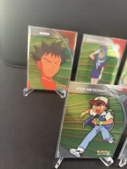 Pokemon Topps Series TV Animation Heroes & Villains Holo Foil Lot 5 Cards all NM - Image 3