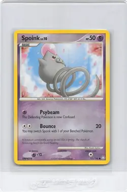 SPOINK 121/146 - NON-HOLO - COMMON - Legends Awakened - POKEMON CARD - NM - Image 1