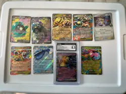 Pokemon TCG Card Lot 9 Holo Promo 2023 Mimikyu, Mega Camerupt, Dondozo, Venusaur - Image 1