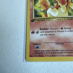 Ponyta 1st Edition 64/82 Pokemon TCG Card Team Rocket, WOTC 1999 - Image 2