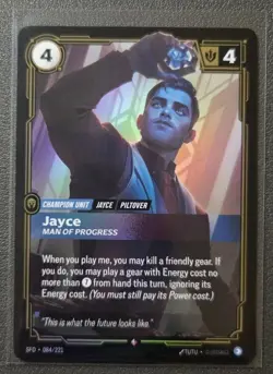 Riftbound League Of Legends Spiritforged RARE Foil Card SFD 084 Jayce - Image 1