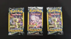 Pokemon Card - Lost Thunder - Sun & Moon - 3 Card Mini Booster Pack New - Image 1