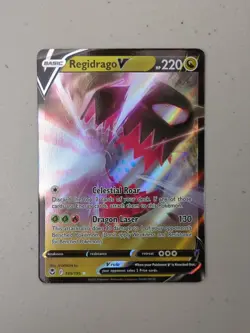 Regidrago V - 135/195 - Ultra Rare Silver Tempest - Pokemon Card - NM - Image 1