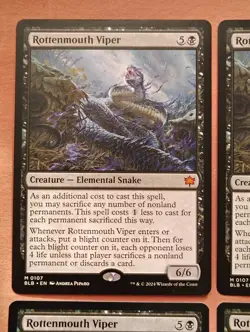 4x Rottenmouth Viper **NEAR MINT** **UNPLAYED** MTG - Image 2