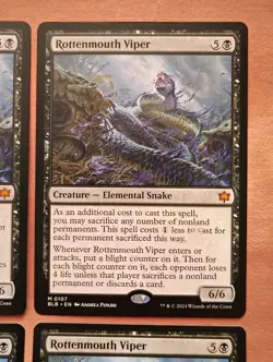 4x Rottenmouth Viper **NEAR MINT** **UNPLAYED** MTG - Image 3