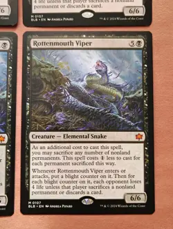 4x Rottenmouth Viper **NEAR MINT** **UNPLAYED** MTG - Image 4
