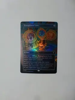 MtG Commander Masters Extraplanar Lens NM BORDERLESS FOIL $0.75 Flat VCT124077 - Image 1