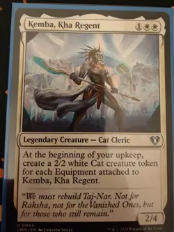 MTG Pauper Commander EDH Casual Deck - Armory Cats 😺 (Mono White Equipment) - Image 2