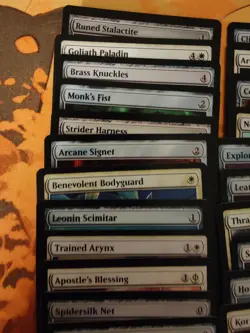 MTG Pauper Commander EDH Casual Deck - Armory Cats 😺 (Mono White Equipment) - Image 3