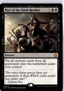 Rise of the Dark Realms Foundations Regular NM M 0183 - Image 1