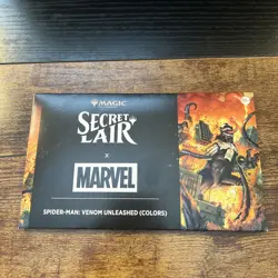 MTG Secret Lair Marvel's Spider-Man Venom Unleashed (Colors) Non-Foil Sealed - Image 1