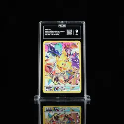 POKEMON 2023 CROWN ZENITH PIKACHU FULL ART RARE 160 TAG 9 - Image 1