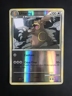 Rare Pokemon Card- Ursaring 27/95 (HS Unleashed 2010) Reverse Holo - Image 1