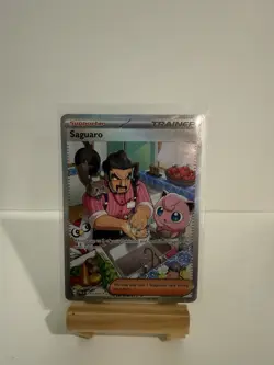 Saguaro Full Art Holo Trainer Sv02 Paldea Evolved Pokemon TCG - Image 1