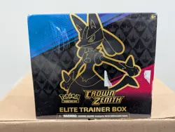 Pokemon Crown Zenith Elite Trainer Box ETB SEALED (Damaged Wrap Read) - Image 1