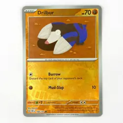 Pokemon Drilbur 108/191 Reverse Holo SV08: Surging Sparks - Image 1