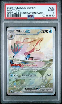 Milotic EX 237/191 Special Illustration Rare Ssp En Surging Sparks Pokemon PSA 9 - Image 1