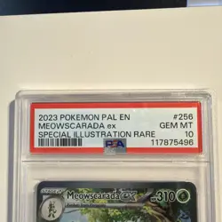 2023 POKEMON PAL EN-PALDEA EVOLVED #256 MEOWSCARADA EX PSA 10 - Image 3