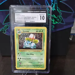 Pokemon Ivysaur 002/034 Trading Card Game Classic Collection Holo CGC 10 (2023) - Image 1