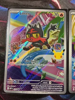 Pokemon First Partner Illustration Collection Alola Rowlet, Litten, Popplio - Image 2