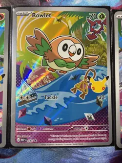 Pokemon First Partner Illustration Collection Alola Rowlet, Litten, Popplio - Image 3