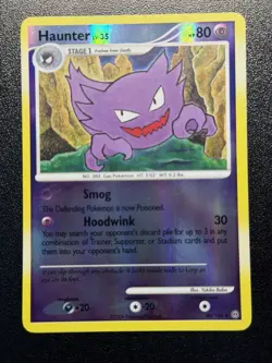 Haunter 40/100 Reverse Holo Pokemon Stormfront LP - Image 1