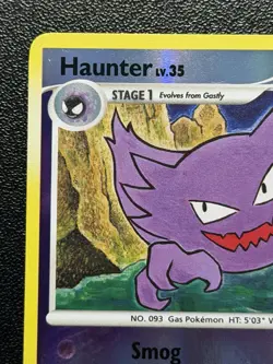 Haunter 40/100 Reverse Holo Pokemon Stormfront LP - Image 2