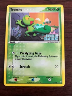 Treecko 67/100 - EX Crystal Guardians - 2006 Pokemon — Holo - Image 1