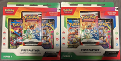 Pokemon first Partner Illustration Collection In Hand (Lot of 2) TCG Sealed - Image 1