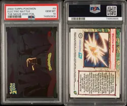 2000 TOPPS POKEMON THE MOVIE 2000 | FOILELECTRIC BATTLE 9 PSA 10 - Image 3