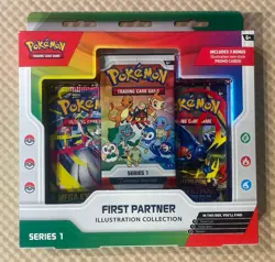 Pokemon TCG First Partner Illustration Collection Series 1 New Sealed In Hand! - Image 1