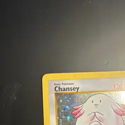 Pokemon TCG Chansey 003/102 Base Set Shadowless 1st Edition Holo Rare 120 HP - Image 3