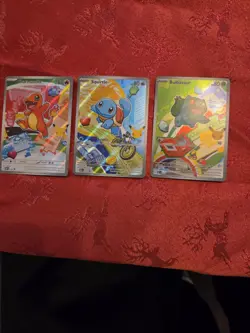 Pokemon TCG First Partner Illustration Collection Series 1 Kanto Starter Set - Image 1