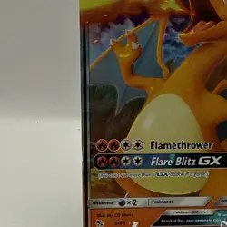 Charizard GX Pokemon Hidden Fates 9/68 Ultra Rare Full Art Holo MP - Image 2