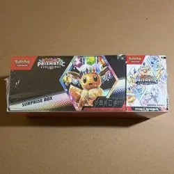 Pokemon Prismatic Evolutions Surprise Box Booster Bundle 2025 Eevee & Evolutions - Image 1